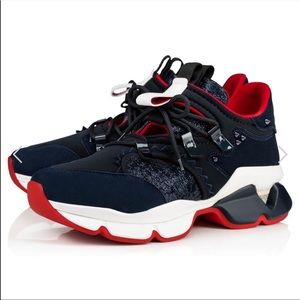 CHRISTIAN LOUBOUTIN RED RUNNER ATHLETIC SHOES